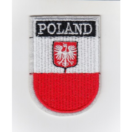Naszywka haft emblemat flaga narodowa POLSKA APL-725