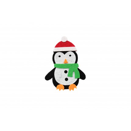Filcowy pingwinek dekoracja świąteczna LD-080 20szt.