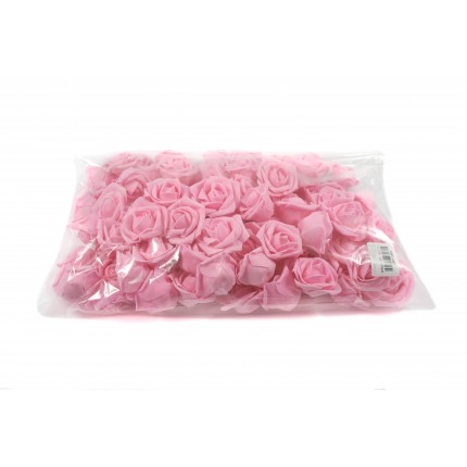 Kwiaty piankowe różowe KMO-063 100szt.