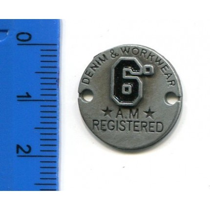Emblemat odzieżowy blaszka metalowa KL-076 w. 15 1szt.