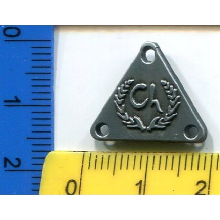 Emblemat odzieżowy blaszka metalowa KL-076 w. 9