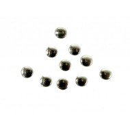 Blaszki termoprzylepne kółka HFM-02/G 6mm srebrny matowy