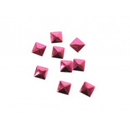 Blaszki termoprzylepne HFM-02/K 6mm kwadraty różowe
