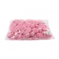 Kwiaty piankowe różowe KMO-063 100szt.
