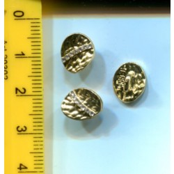 Guziki bluzkowe metalowe ze szklanymi strassami GZ-266