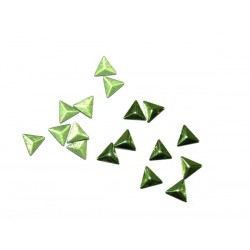 Blaszki termoprzylepne HFM-02/G 7mm trójkąty zielone 