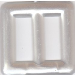 Klamerka plastikowa 3cm biały perłowy KL-04
