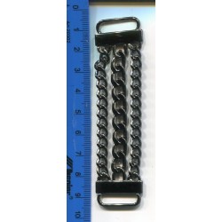 Łącznik metalowy łańcuszek odzieżowy obuwniczy  KL-202 w. 3 10szt.
