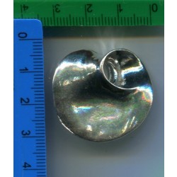 Przelotka metalowa ozdoba srebrna KL-332 w. 8