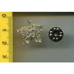 Broszka metalowa pin gwiazdka ZB-256
